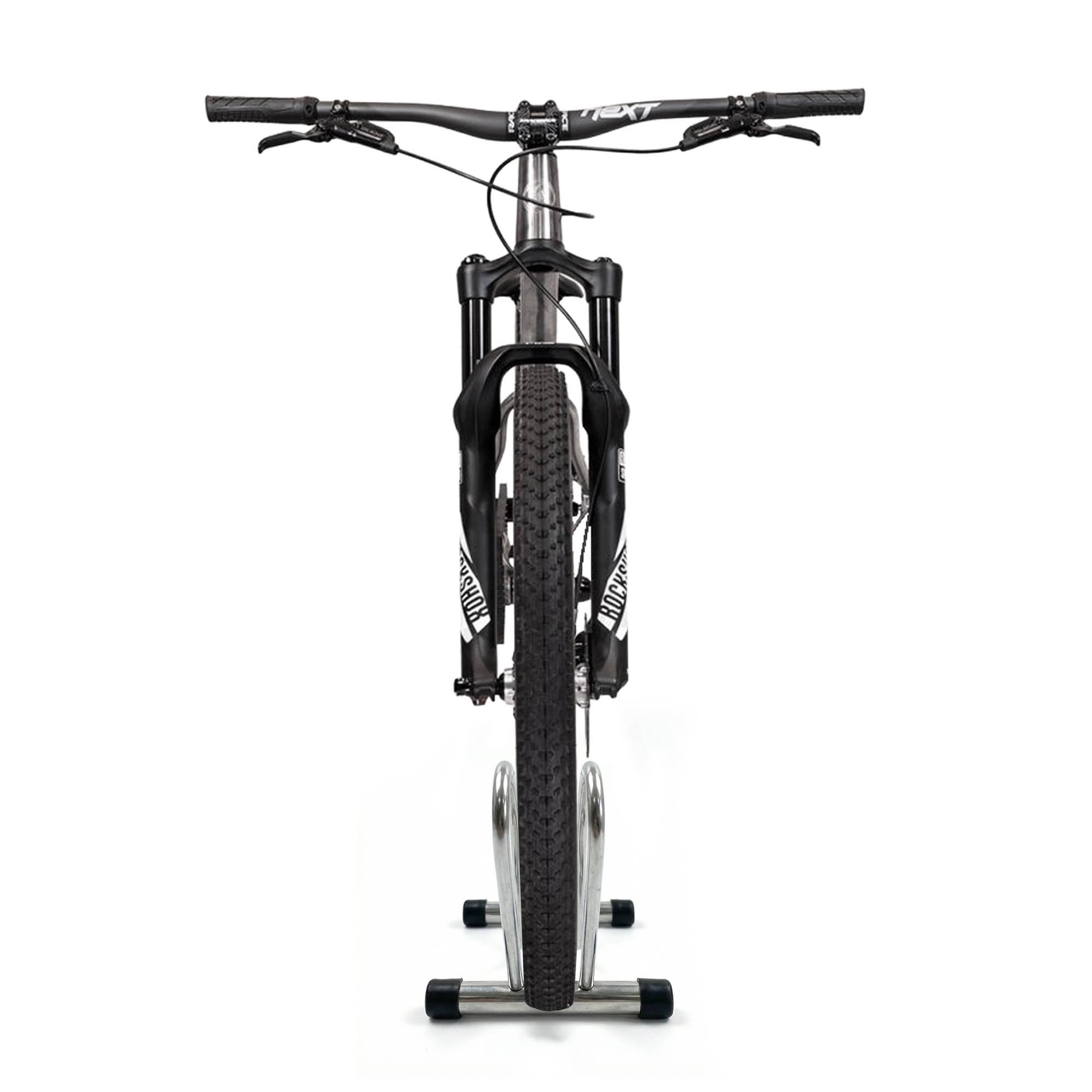 Bicicletário de Chão Individual Inox Estacionamento de Bike