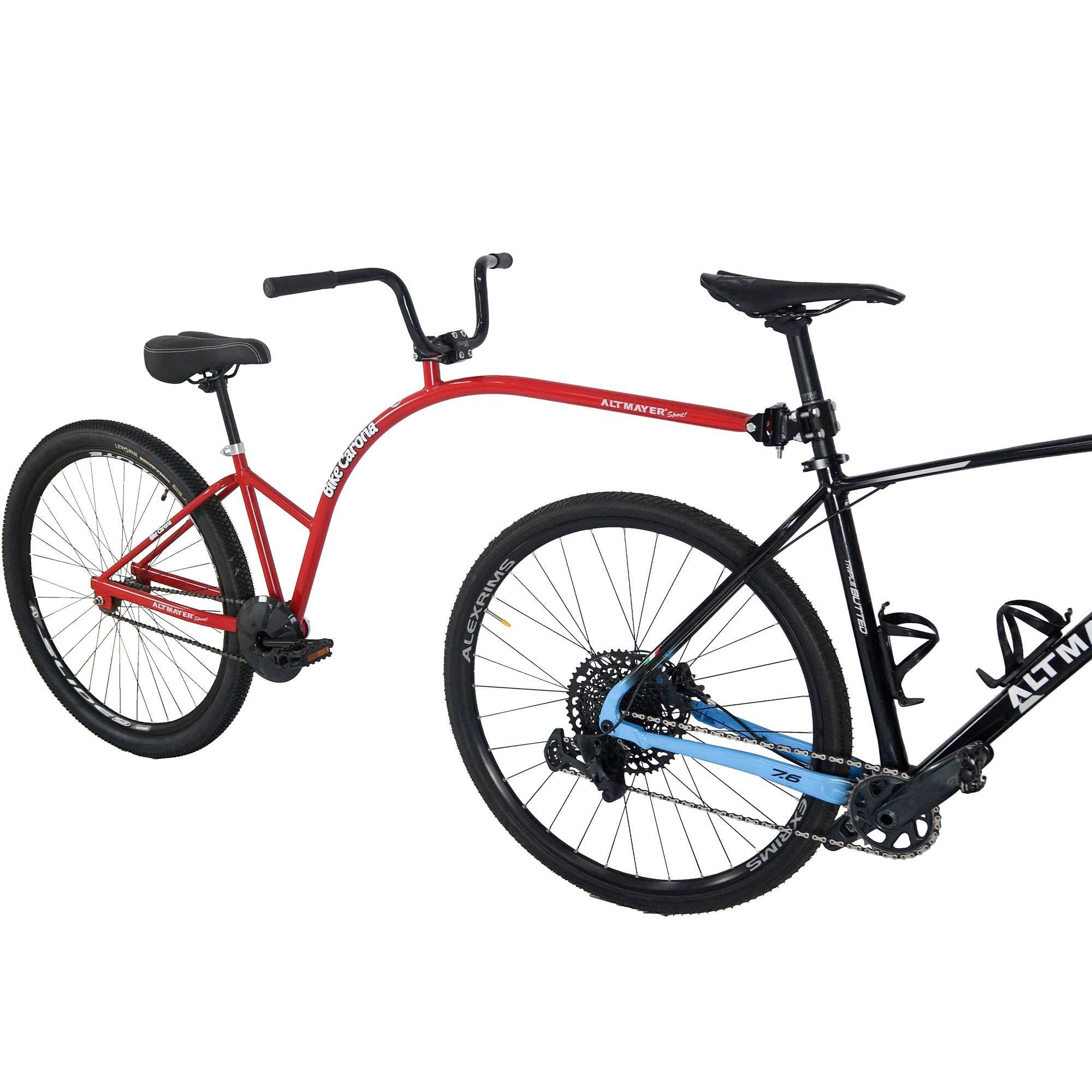 Bike Carona Aro 29 Reboque de Bicicleta para Adultos Vermelho