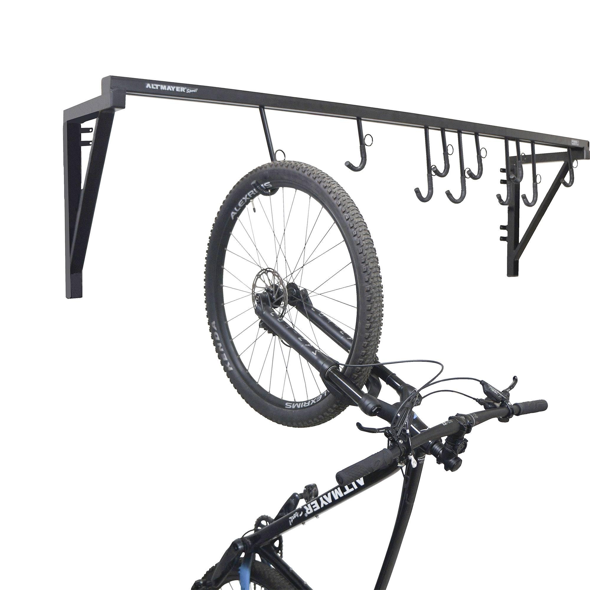 Bicicletario de Correr Suspenso 2M 10 vagas Galvanizado