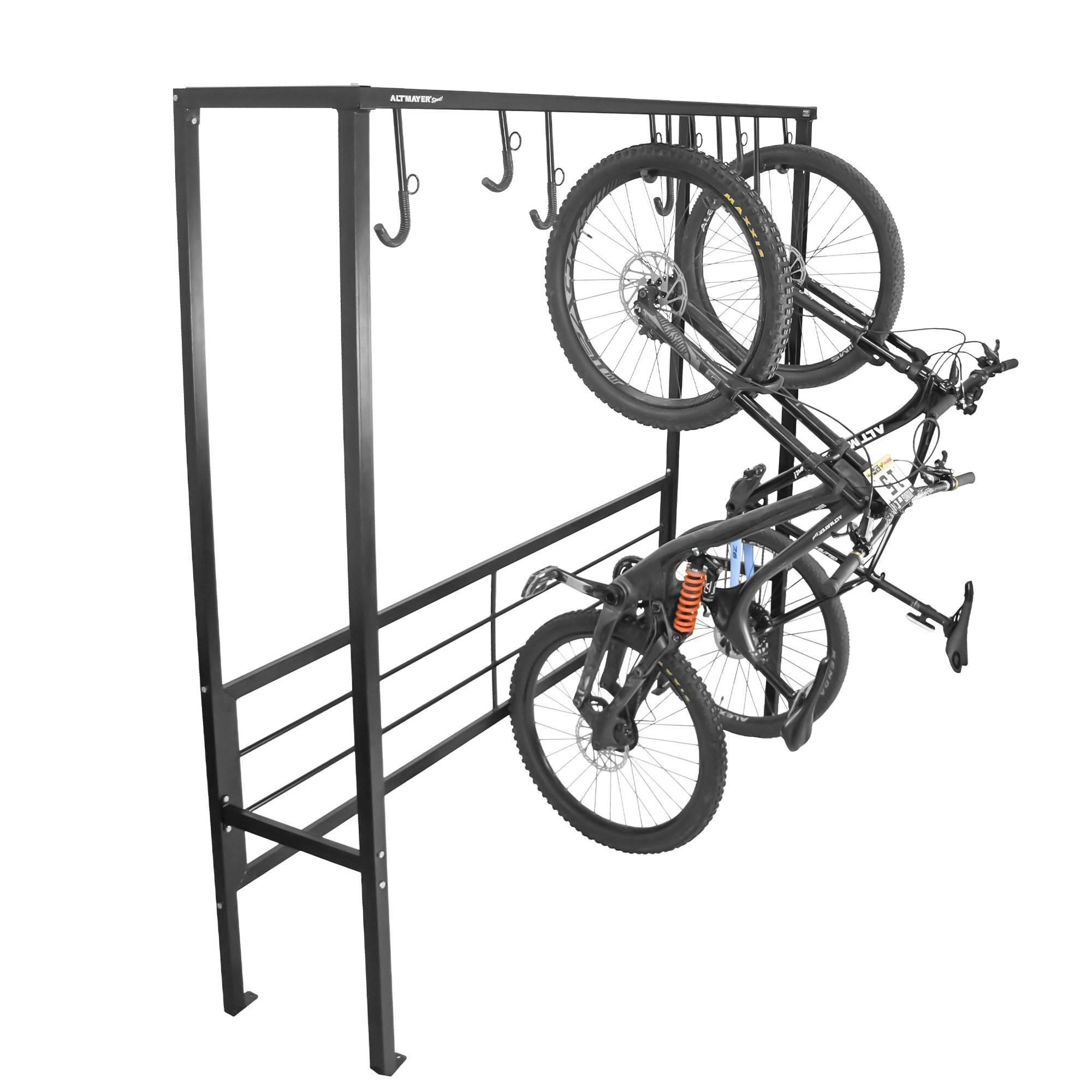 Bicicletario de Correr Versatil 3m 14 vagas Galvanizado